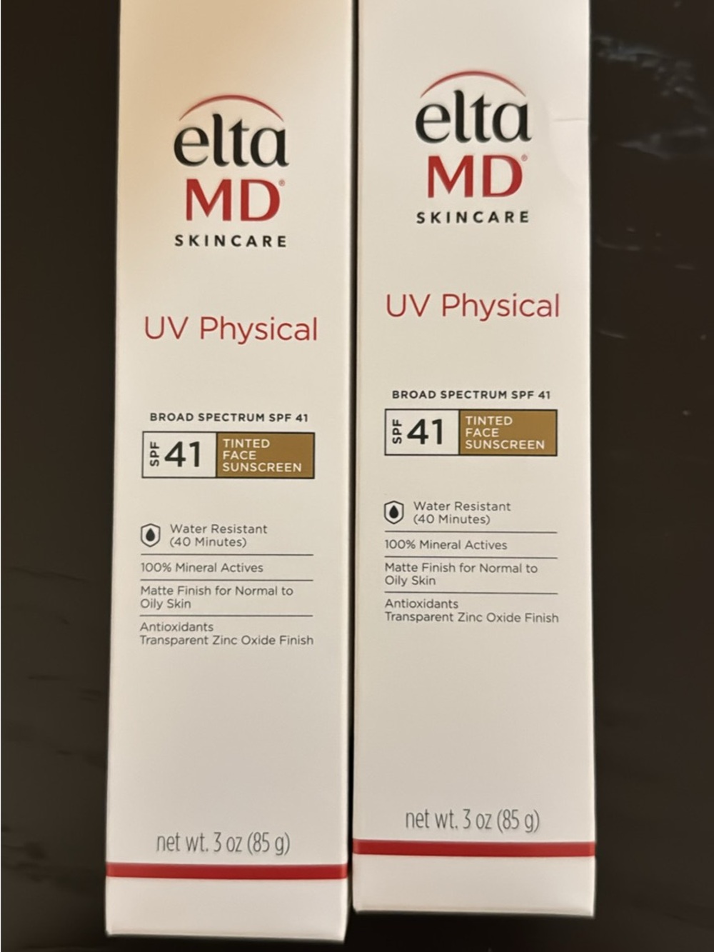 EltaMD UV Physical Tinted Face Sunscreen SPF 41 - White with Red Accents